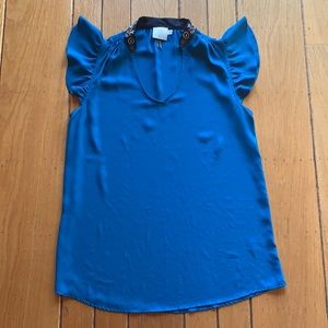 Anthropologie flutter sleeve tank top